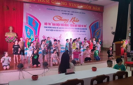 Sắp diễn ra Hội thi “Giai điệu tuổi hồng - Tiếng hát Thầy và Trò” huyện Mê Linh
