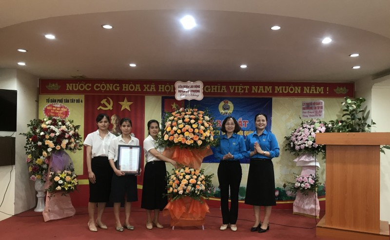 Ra mắt Công đoàn cơ sở Công ty TNHH xã hội quản lý nhà XpHomes Tân Tây Đô