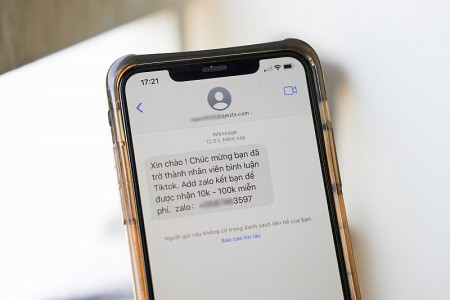 Rộ tin nhắn lừa đảo tuyển dụng nhân viên TikTok, Telegram