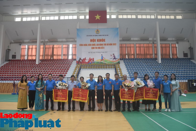 Sôi nổi Hội khỏe Cụm thi đua số 6 Liên đoàn Lao động thành phố Hà Nội năm 2022