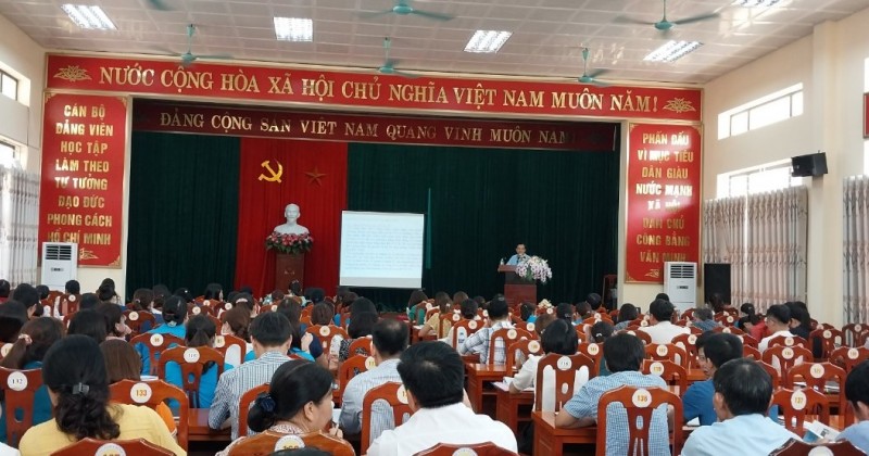 Huyện Thanh Oai: Tập huấn công tác tổ chức Đại hội Công đoàn cơ sở