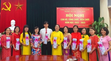 Công đoàn khối trường học huyện Phú Xuyên hoàn thành Hội nghị cán bộ, công chức, viên chức