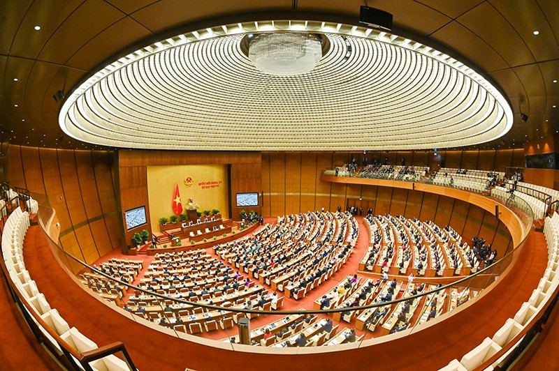 Quang cảnh kỳ họp thứ 4 Quốc hội khóa XV. (Ảnh: Quốc hội)