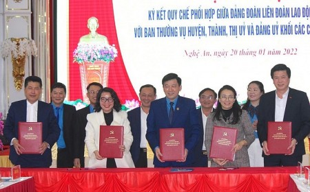LĐLĐ tỉnh Nghệ An: Nhiều kết quả tích cực sau một năm thực hiện Nghị quyết 02-NQ/TW