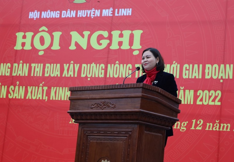 Huyện Mê Linh biểu dương 119 hộ nông dân sản xuất, kinh doanh giỏi tiêu biểu năm 2022