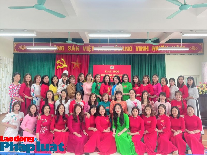 Trường Mầm non Phú Lãm tổ chức thành công Đại hội Công đoàn nhiệm kỳ 2023 - 2028
