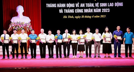 Hà Tĩnh: Phát động Tháng hành động về an toàn vệ sinh lao động và Tháng Công nhân năm 2023