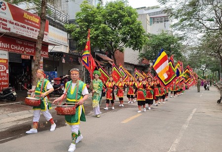 Điều tiết giao thông phục vụ lễ hội Chùa Láng