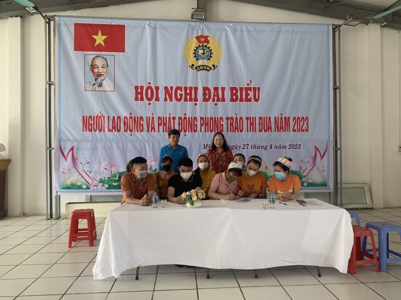 Hội nghị người lao động Công ty TNHH May xuất khẩu Đại Nghĩa