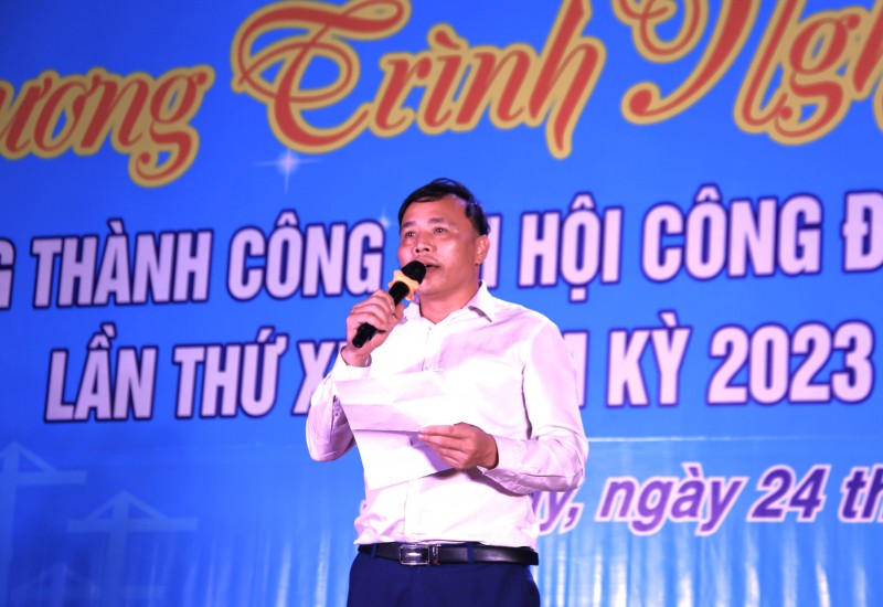 Sôi nổi chương trình nghệ thuật chào mừng thành công Đại hội Công đoàn thị xã Sơn Tây