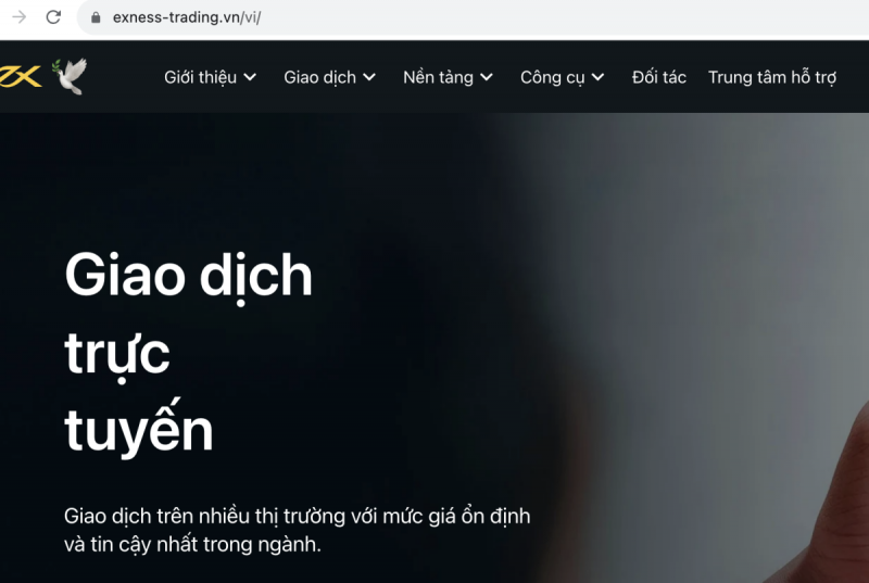 Hoạt động sàn Exness tại Việt Nam