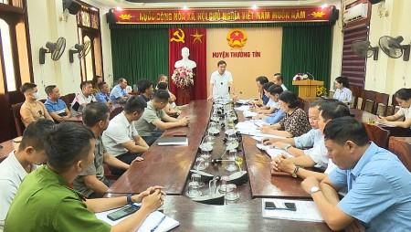 Huyện Thường Tín bàn giao đất tái định cư cho 21 hộ dân liên quan dự án đường Vành đai 4