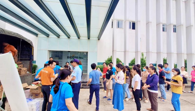 430 đoàn viên, người lao động huyện Thạch Thất được nhận phiếu mua hàng miễn phí