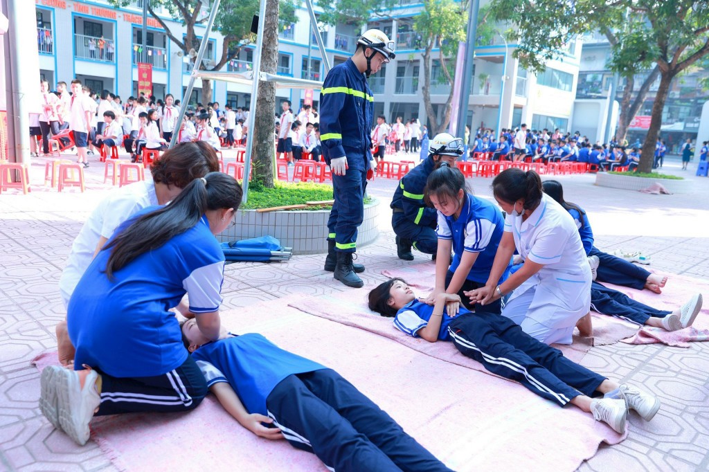 Học sinh với công tác phòng cháy, chữa cháy