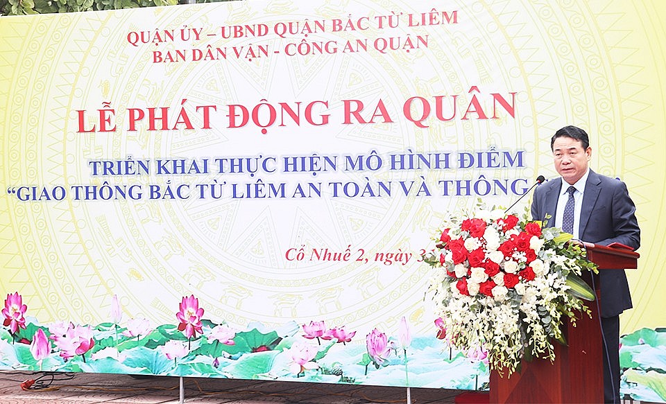 Triển khai mô hình điểm “Giao thông Bắc Từ Liêm an toàn và thông suốt”