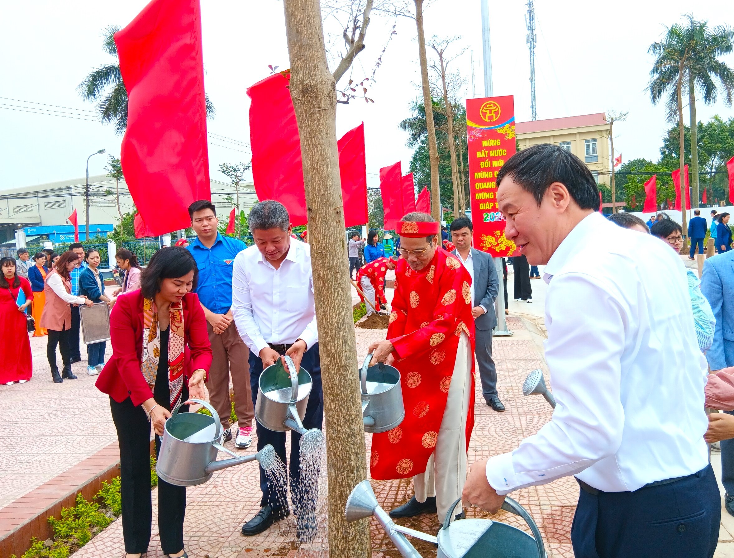 Huyện Thanh Trì: Phát động Tết trồng cây Xuân Giáp Thìn 2024