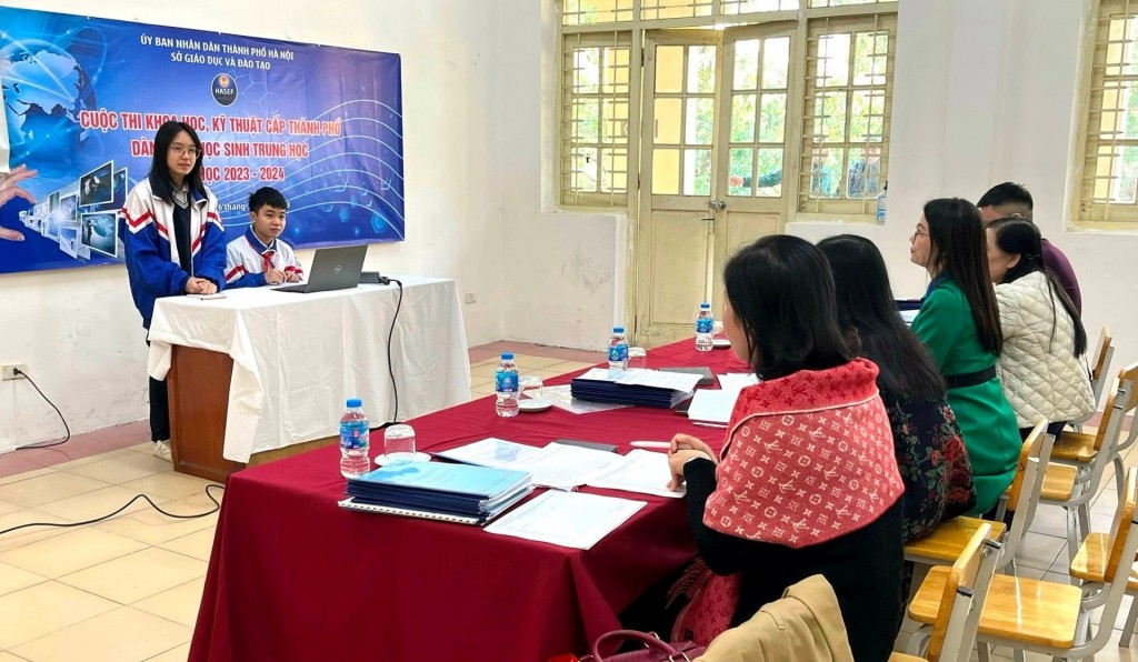 97 dự án tham gia Cuộc thi Khoa học kỹ thuật thành phố Hà Nội