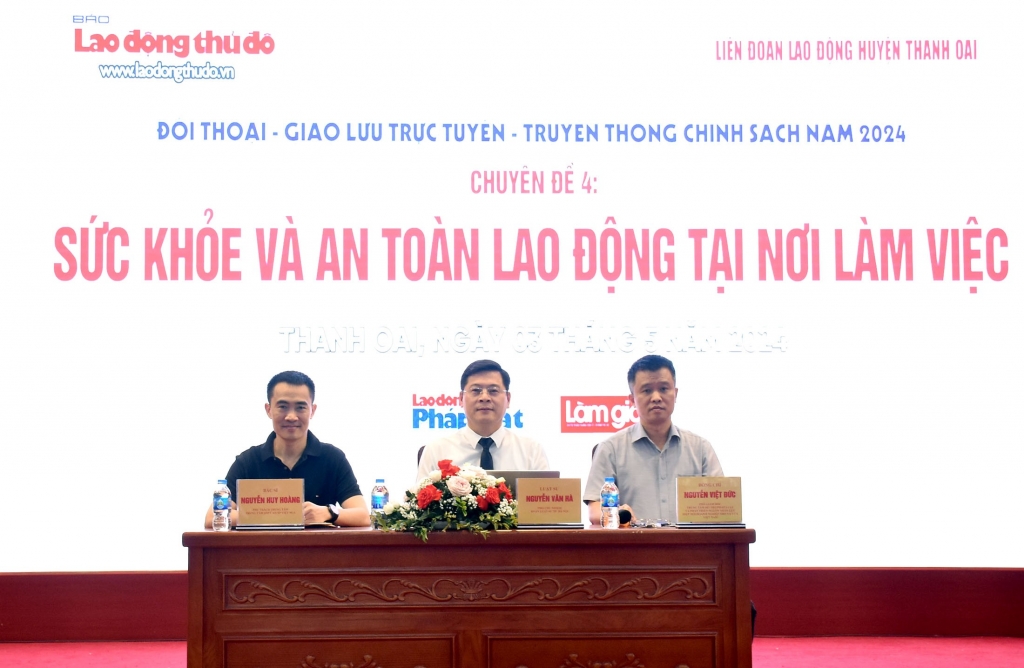 TRỰC TUYẾN: Chuyên đề "Sức khỏe và an toàn lao động tại nơi làm việc"