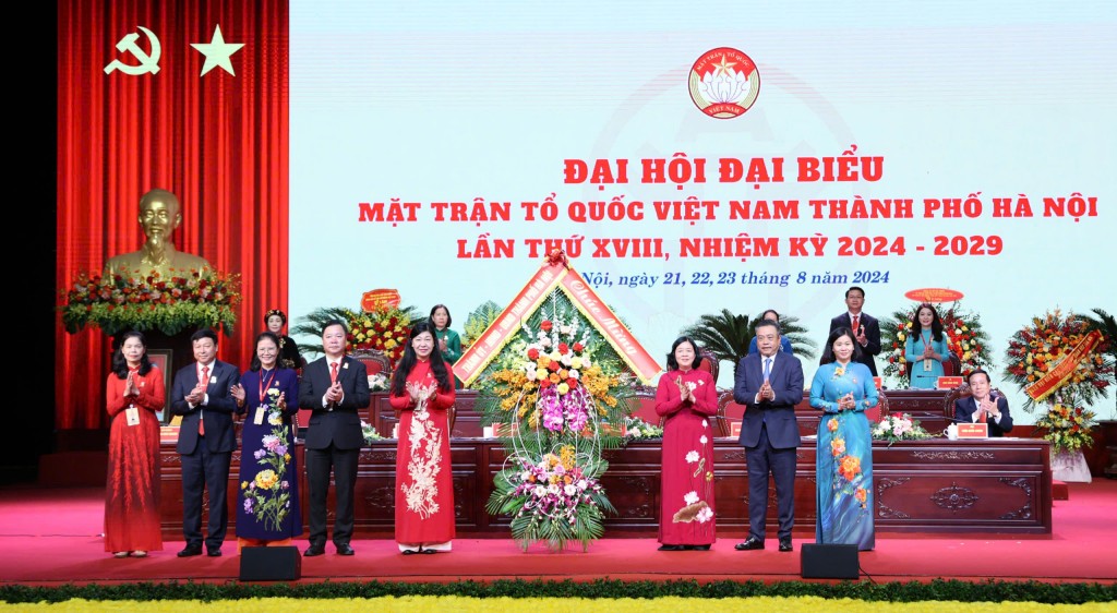 Khai mạc trọng thể Đại hội đại biểu MTTQ Việt Nam thành phố Hà Nội lần thứ XVIII, nhiệm kỳ 2024 - 2029