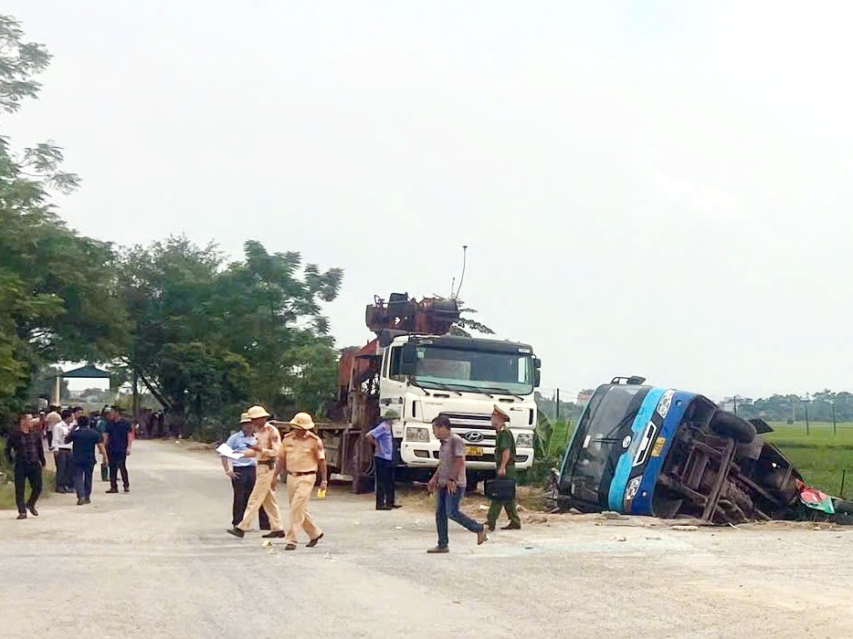 Thông tin về vụ tai nạn giao thông xảy ra trên địa bàn huyện Ứng Hòa