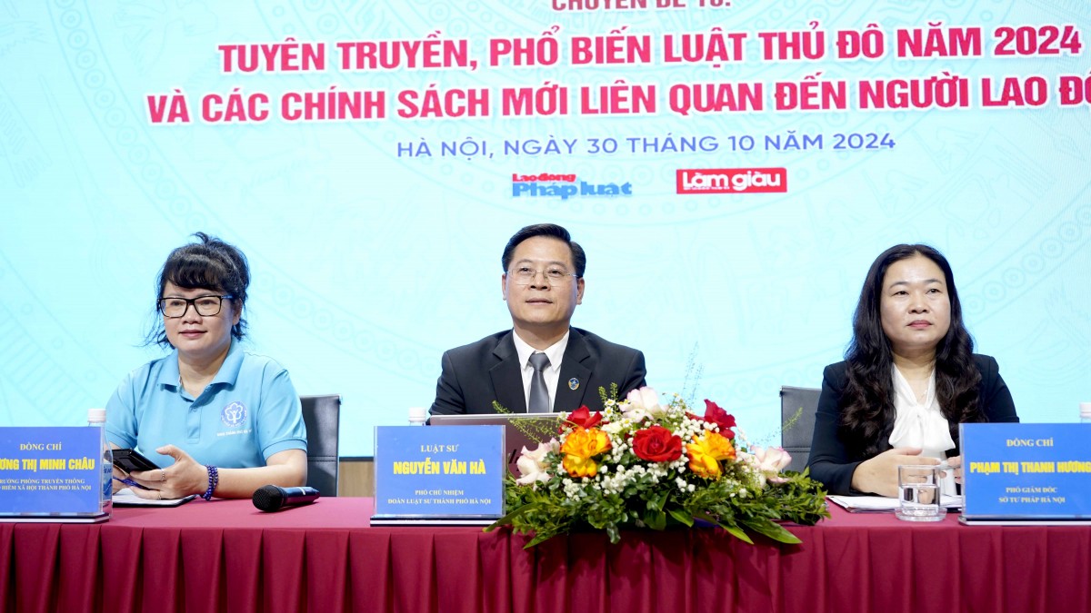 TRỰC TUYẾN: Tuyên truyền phổ biến Luật Thủ đô năm 2024 và một số chính sách mới