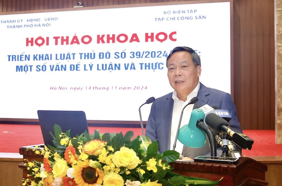 Sớm cụ thể hóa Luật Thủ đô 2024 để Hà Nội phát triển nhanh, bền vững