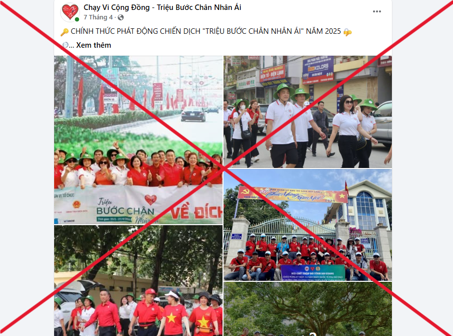 Cảnh báo lừa đảo mạo danh Chiến dịch 