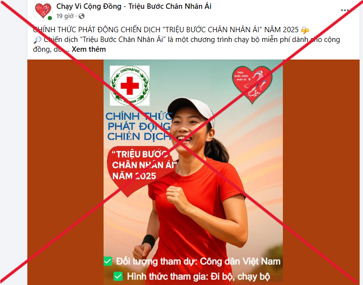 Cảnh báo lừa đảo mạo danh Chiến dịch 