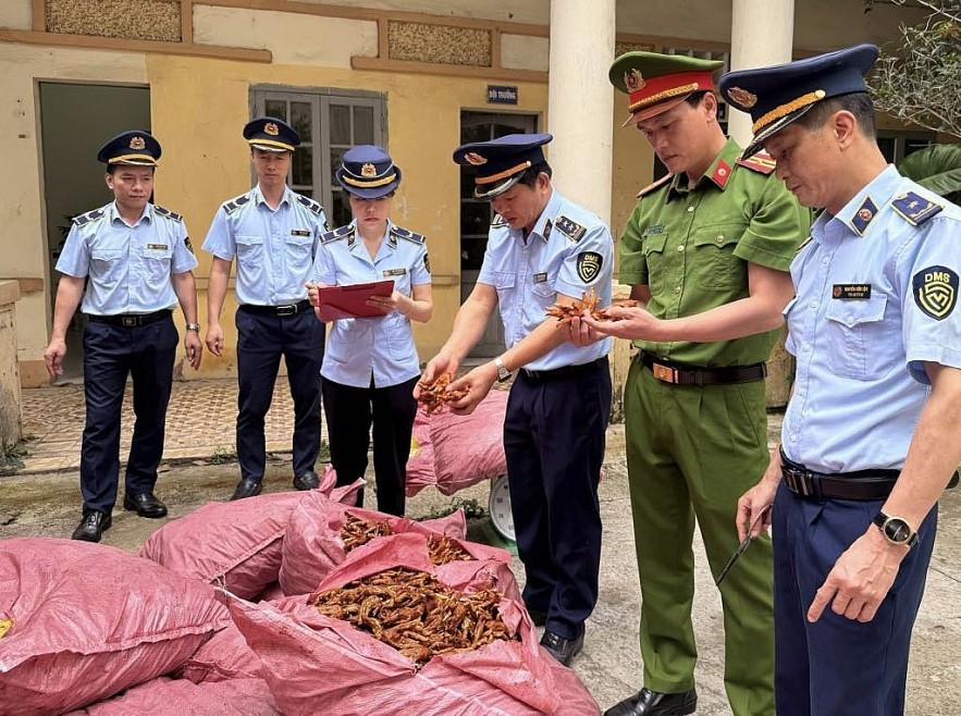 Lạng Sơn: Thu giữ 1,5 tấn chân gà không rõ nguồn gốc đang trên đường vận chuyển
