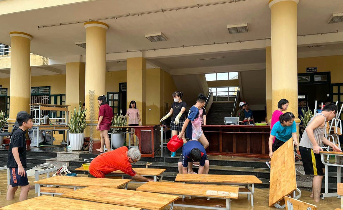 Chủ động ứng phó mưa lũ, đảm bảo an toàn cho học sinh khu vực phía Bắc