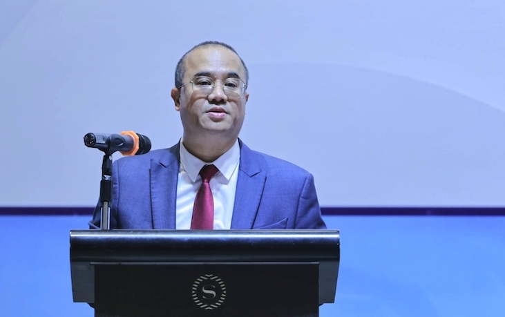PGS.TS. Nguyễn Trúc Lê - Chủ tịch Hội đồng Trường Đại học Kinh tế chia sẻ t