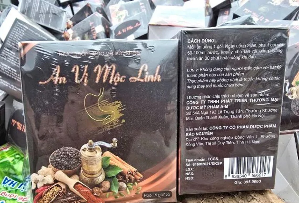 Cục An toàn thực phẩm cảnh báo khẩn về sản phẩm An vị Mộc Linh