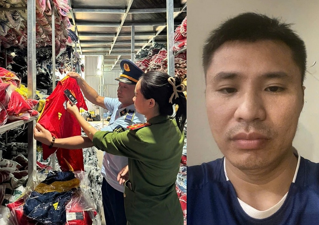 Khởi tố đối tượng buôn bán hơn 35.000 bộ quần áo thể thao giả các thương hiệu lớn