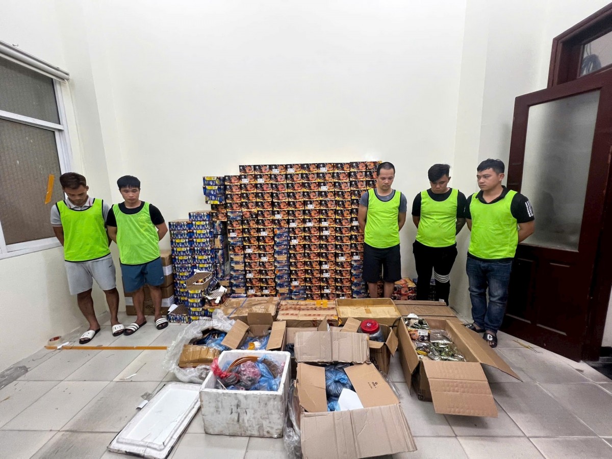 Triệt phá đường dây buôn bán, sản xuất pháo hoa nổ quy mô lớn liên tỉnh