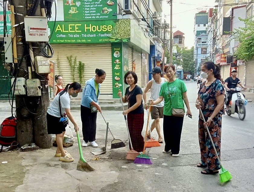 Phường Phú Diễn quyết tâm xây dựng môi trường sống trong lành, đô thị văn minh