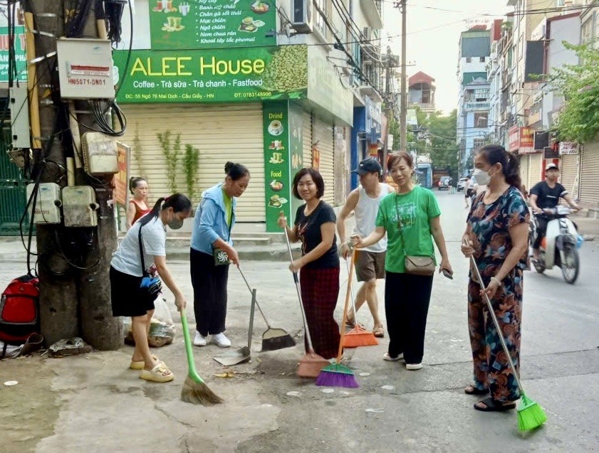Phường Phú Diễn quyết tâm xây dựng môi trường sống trong lành, đô thị văn minh