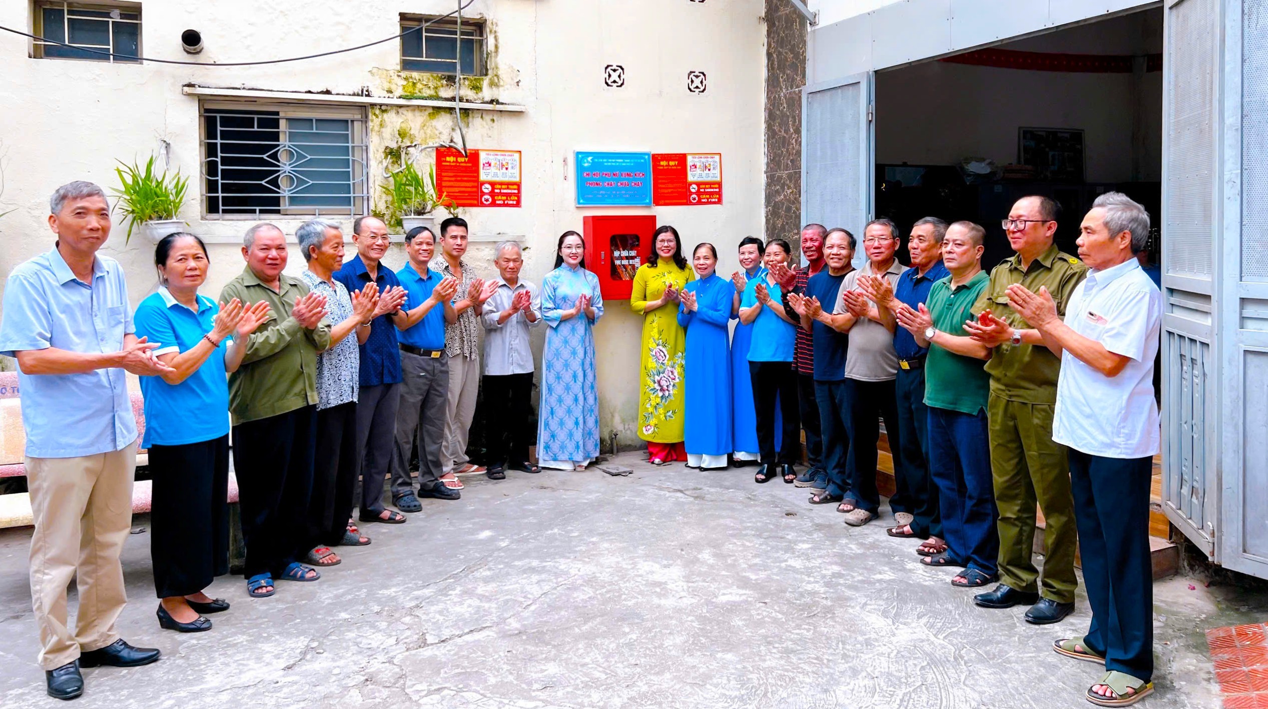 Phường Thanh Liệt ra mắt Chi hội phụ nữ xung kích phòng cháy chữa cháy