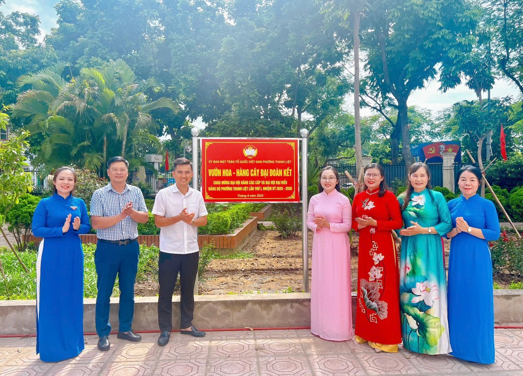 Phường Thanh Liệt: Nhiều công trình, phần việc thiết thực chào mừng Đại hội Đảng