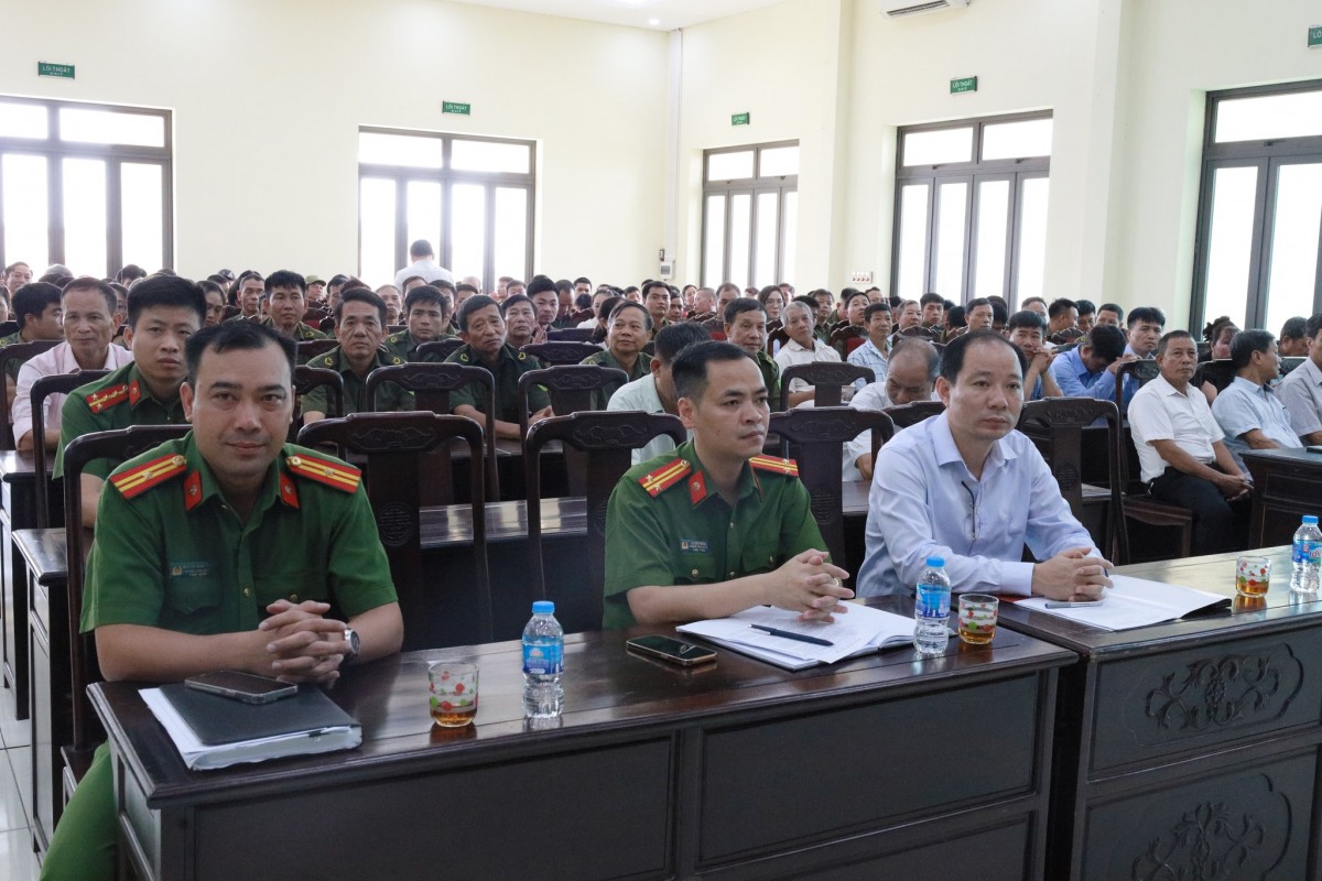 Đảm bảo an ninh trật tự phục vụ Đại hội Đại biểu Đảng bộ xã Cổ Đô