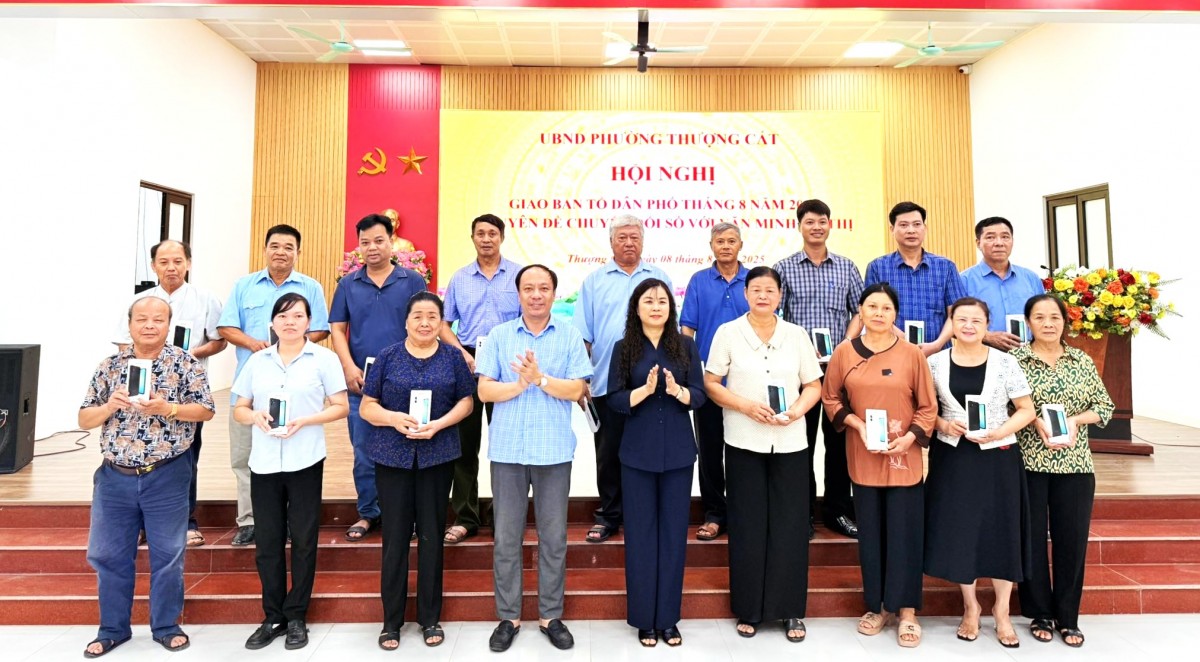 Phường Thượng Cát: Chuyển đổi số song hành xây dựng đô thị văn minh