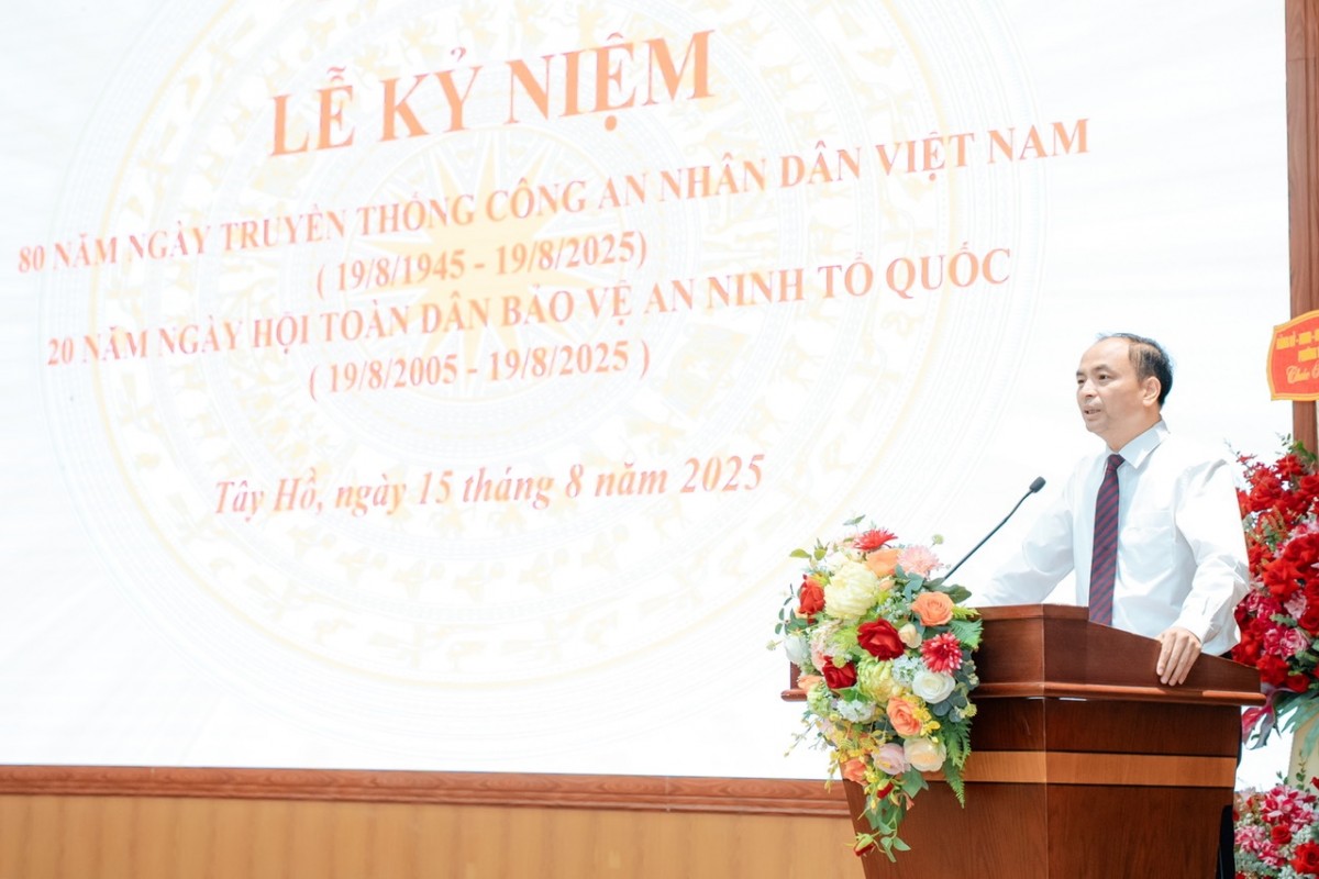 Phường Tây Hồ: Phát huy vai trò nòng cốt của Công an nhân dân trong bảo vệ an ninh trật tự thời kỳ mới