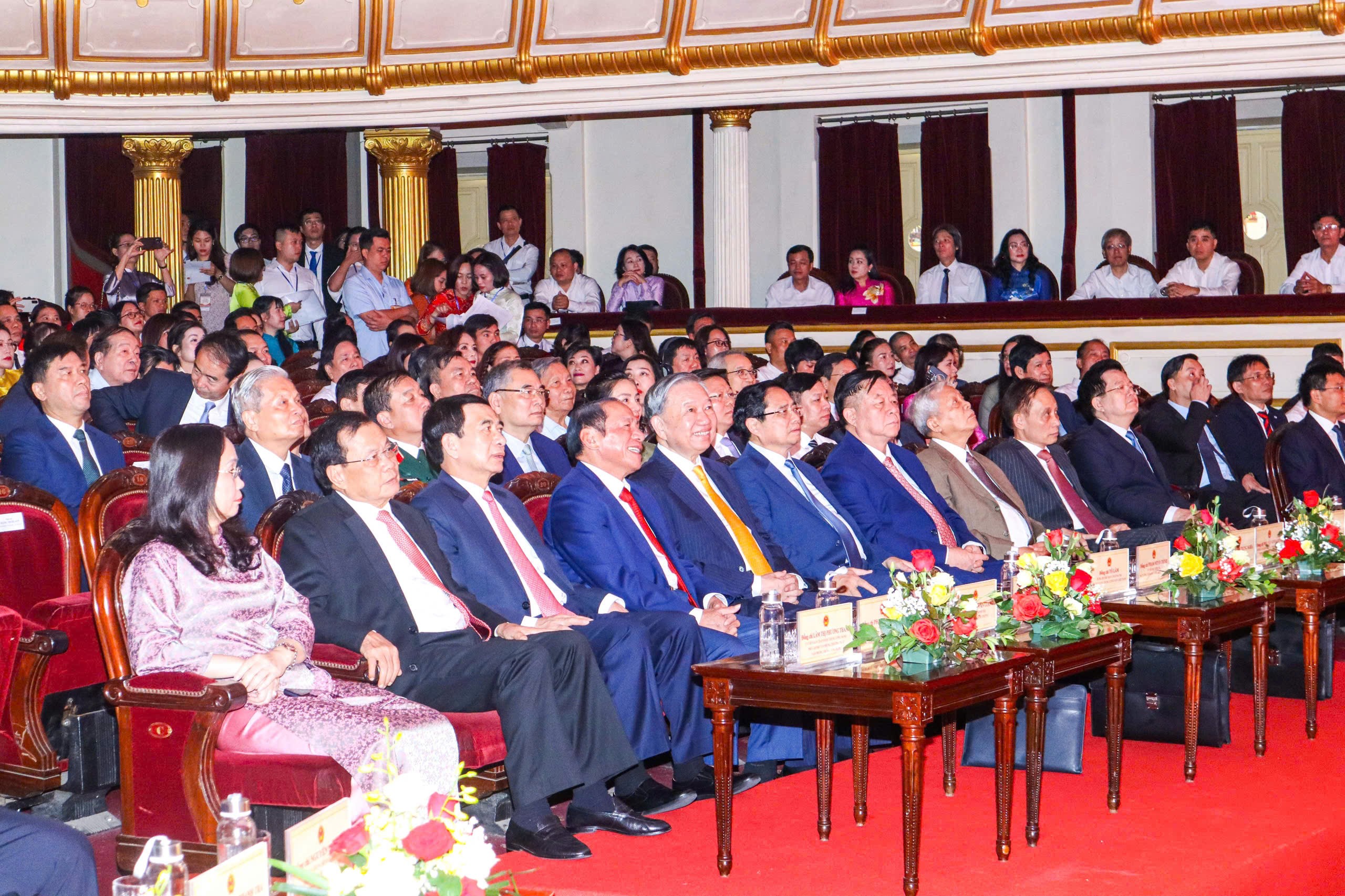 Lễ kỷ niệm 80 năm Ngày truyền thống Ngành Văn hóa Tổng Bí thư Tô Lâm, Thủ tướng Phạm Minh Chính dự Lễ kỷ niệm 80 năm Ngày truyền thống Ngành Văn hóa