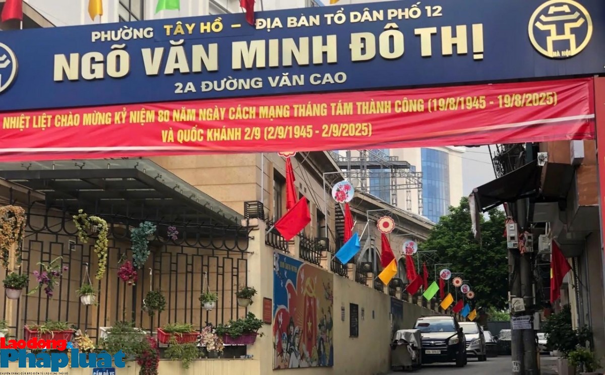 Phường Tây Hồ rực rỡ cờ hoa chào mừng Quốc Khánh 2/9 Phường Tây Hồ rực rỡ cờ hoa chào mừng Quốc Khánh 2/9