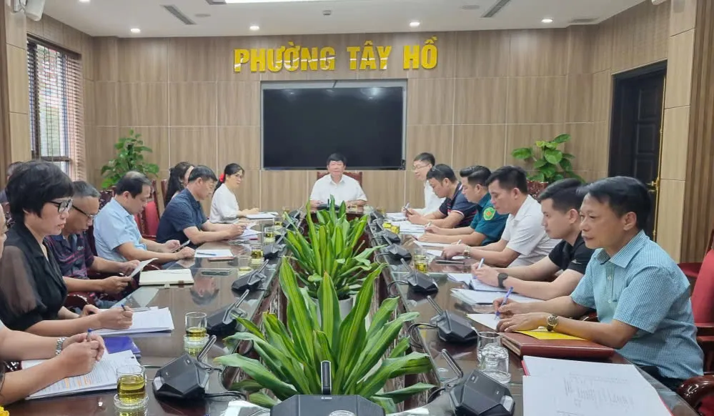 Tây Hồ: Chủ động, sẵn sàng ứng phó với cơn bão số 5