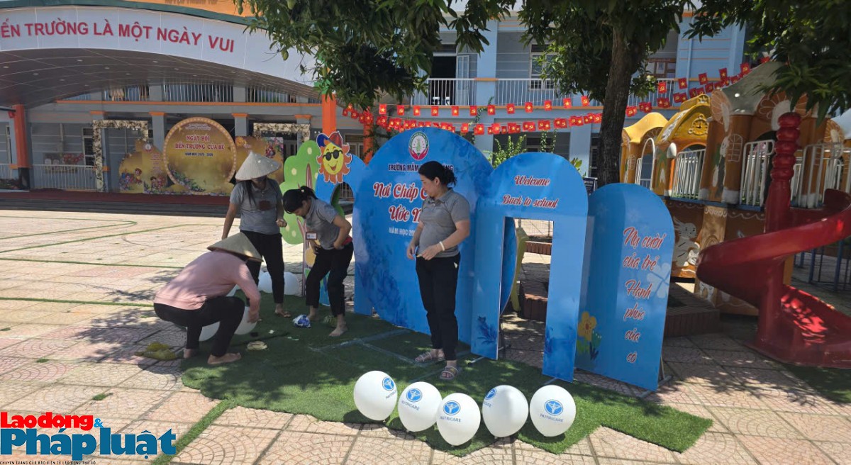 Không khí rộn ràng, sắc màu tươi mới đón chào năm học 2025 - 2026 ở Ngọc Hồi