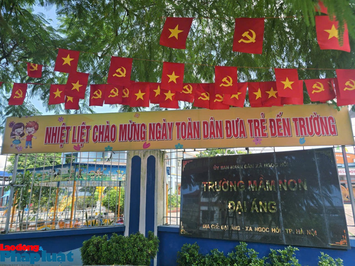 Không khí rộn ràng, sắc màu tươi mới đón chào năm học 2025 - 2026 ở Ngọc Hồi