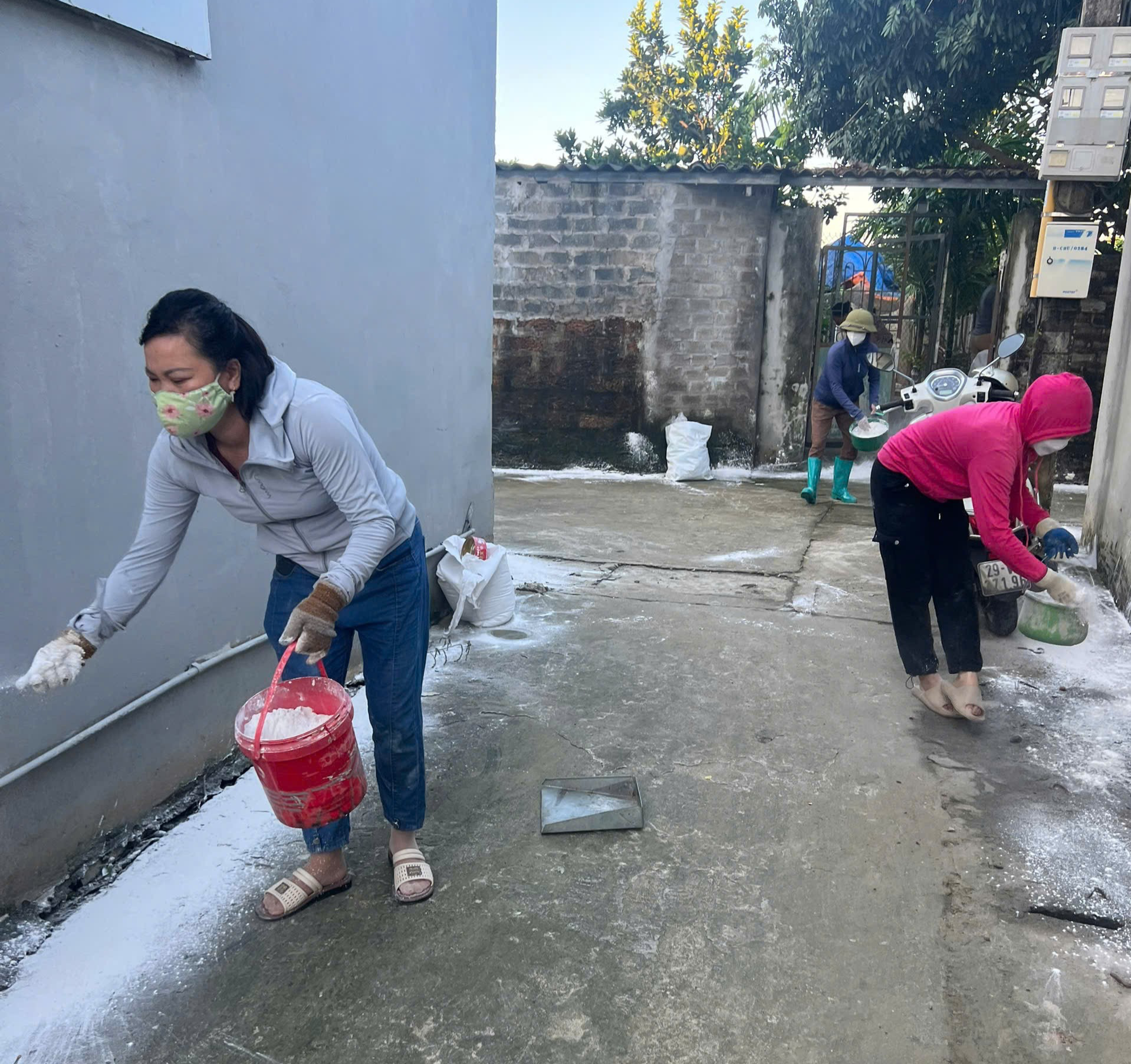Xã Kiều Phú: Nước rút đến đâu, dọn vệ sinh đến đó sau cơn bão số 5