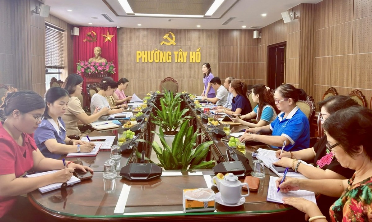 Phường Tây Hồ sẵn sàng tổ chức Đại hội đại biểu phụ nữ lần thứ I, nhiệm kỳ 2025 - 2030