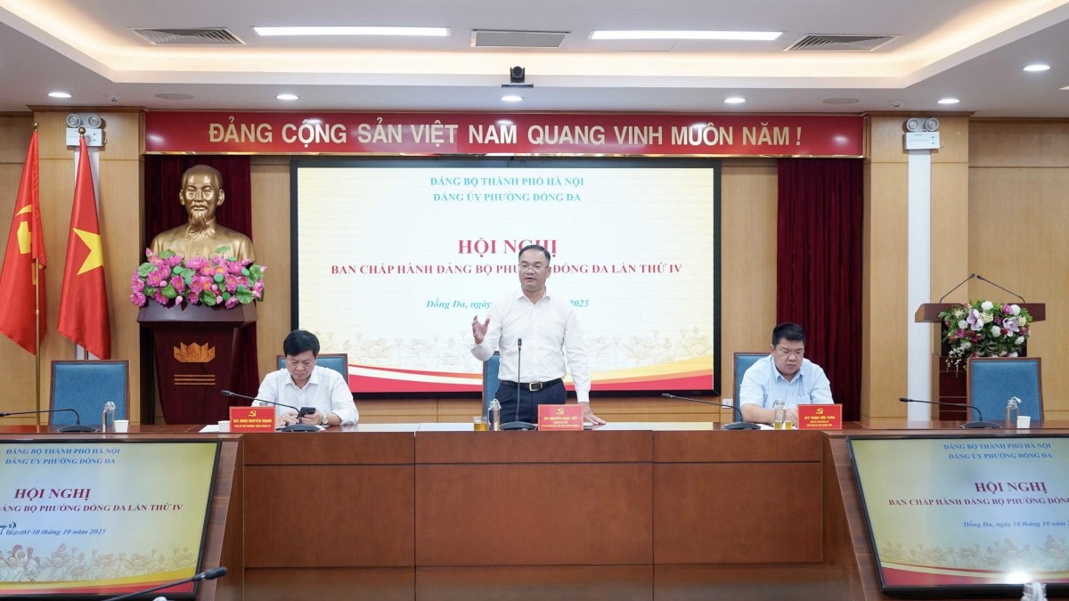 Đảng bộ phường Đống Đa: Tập trung chuyển đổi số, phấn đấu hoàn thành xuất sắc các chỉ tiêu năm 2025