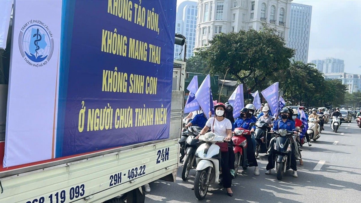 Trạm Y tế phường Cầu Giấy truyền thông Ngày Quốc tế trẻ em gái 11/10